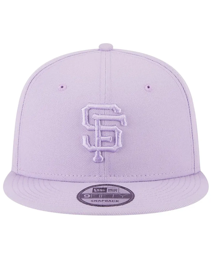 Men's New Era Lavender San Francisco Giants Spring Color Basic 9FIFTY Snapback Hat