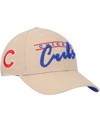 Men's '47 Brand Khaki Chicago Cubs Atwood Mvp Adjustable Hat