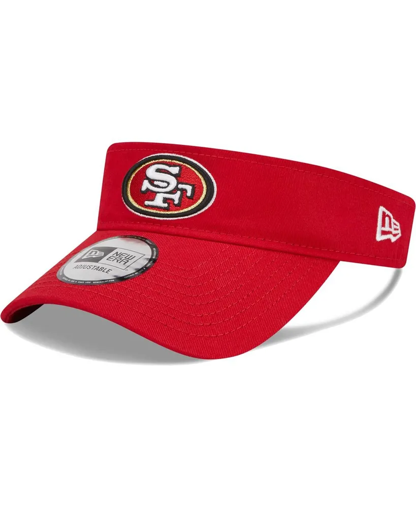 San Francisco 49ers New Era Jersey Stripe 9FIFTY Snapback Hat - White /Scarlet