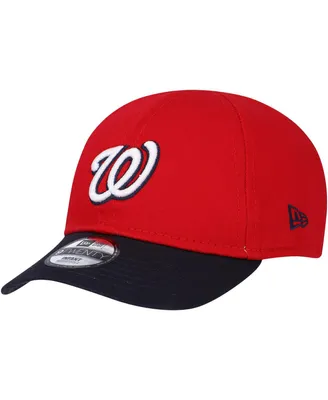 Infant Boys and Girls New Era Red Washington Nationals Team Color My First 9TWENTY Flex Hat