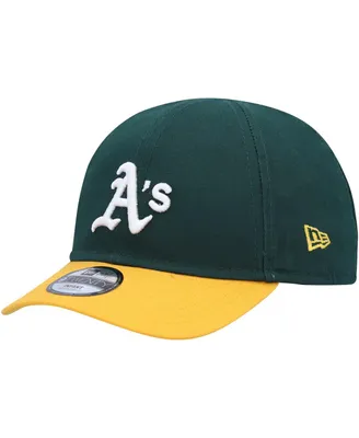 Infant Boys and Girls New Era Green Oakland Athletics Team Color My First 9TWENTY Flex Hat