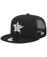 Men's New Era Black Houston Astros Trucker 9FIFTY Snapback Hat