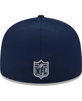 Men's New Era Navy Dallas Cowboys Main Patch 59FIFTY Fitted Hat