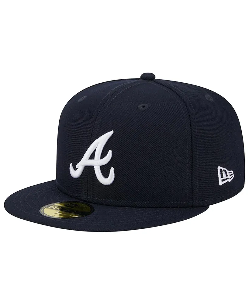 Men's New Era Navy Atlanta Braves 2021 World Series Team Color 59FIFTY Fitted Hat