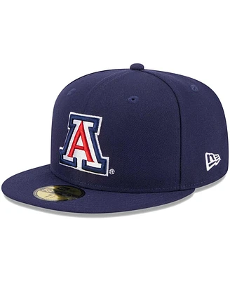 Men's New Era Navy Arizona Wildcats Evergreen 59FIFTY Fitted Hat