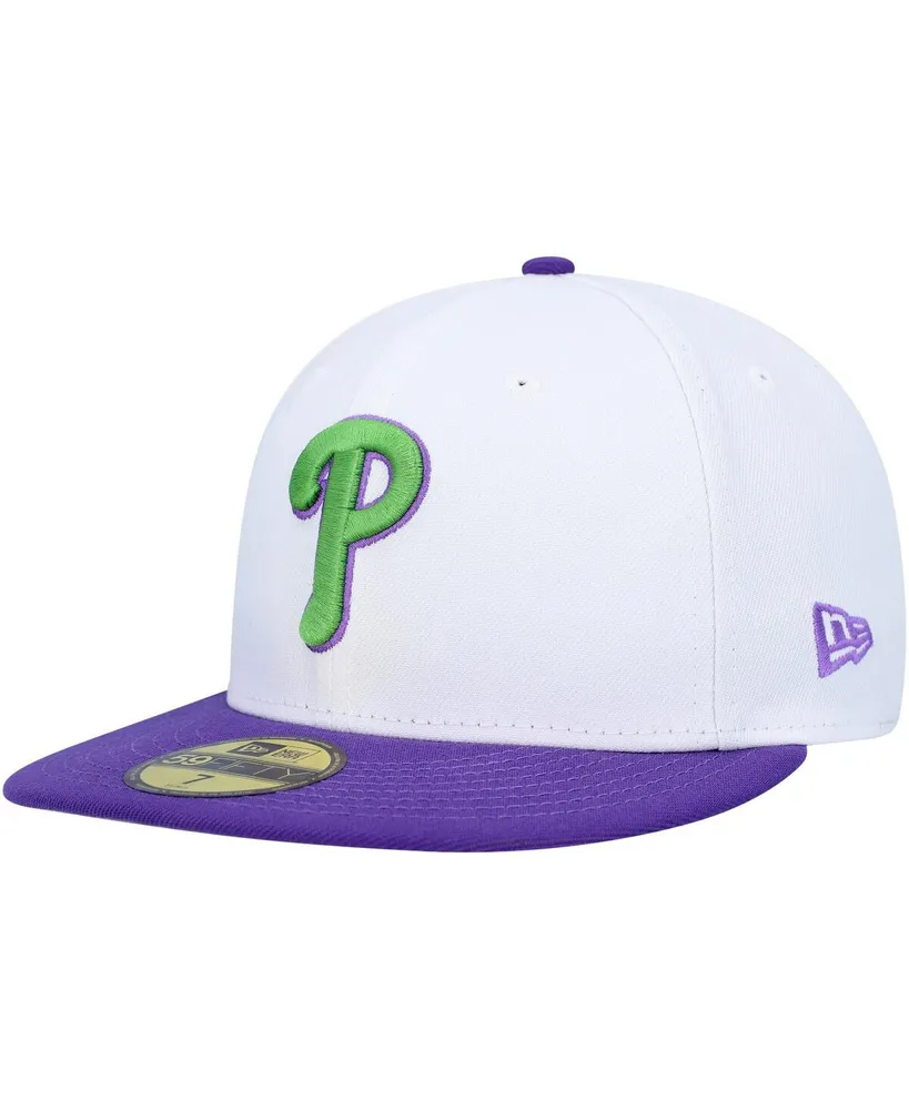 Men's New Era White Philadelphia Phillies 2008 World Series Side Patch 59FIFTY Fitted Hat