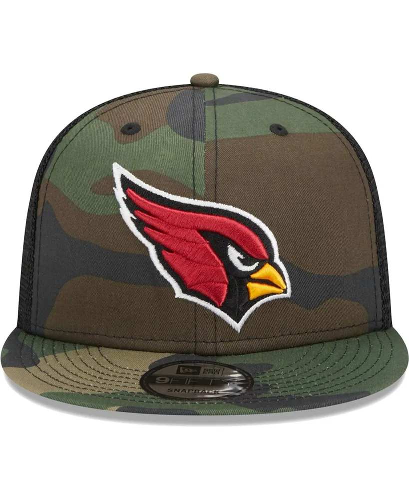 Men's New Era Camo Arizona Cardinals Main Trucker 9FIFTY Snapback Hat