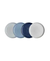 Denby Studio Blue Assorted Small Plates Set of 4