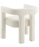 Abbyson Living Mandy 28" Boucle Fabric Dining Chair