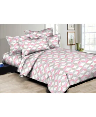 Superity Linen 180TC 4 pc Duvet cover Set- King