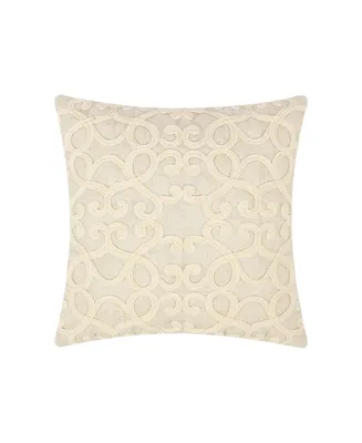 Levtex Bretton Woods Green Applique Decorative Pillow, 18" x 18"