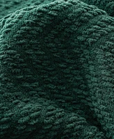 Battilo Classic Textured Woven Micro Chenille Throw