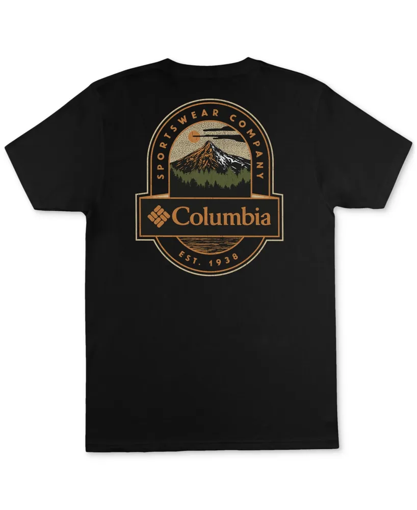 Mens Columbia Peak Short Sleeve Graphic T-Shirt