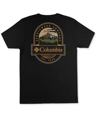 Mens Columbia Peak Short Sleeve Graphic T-Shirt