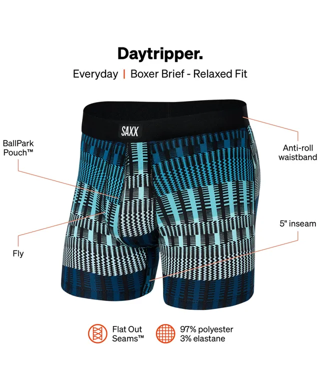 Saxx Men's Daytripper Relaxed-Fit Printed Boxer Briefs