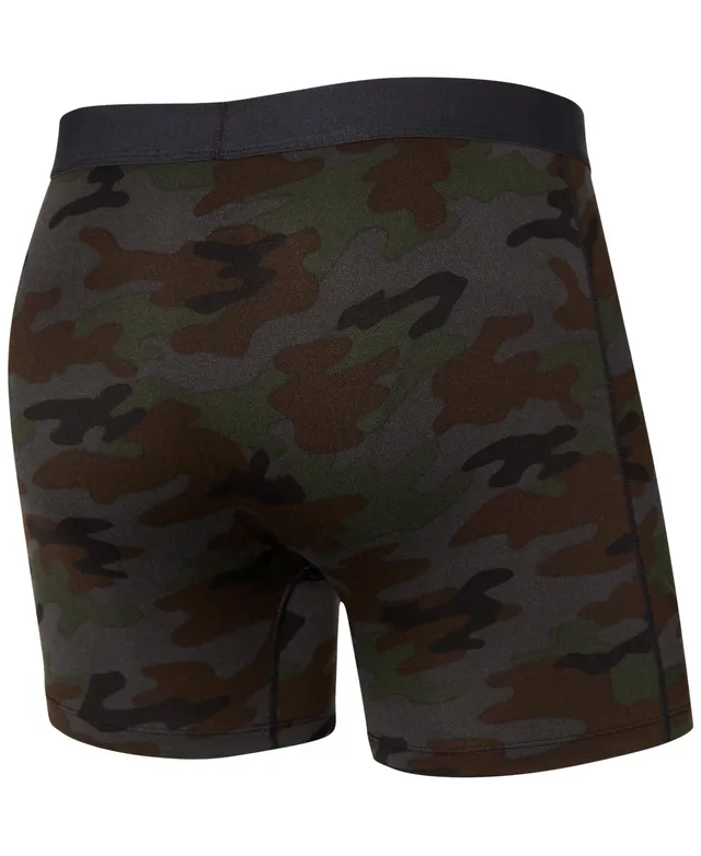 Saxx Men's Daytripper Relaxed-Fit Camouflage Boxer Briefs