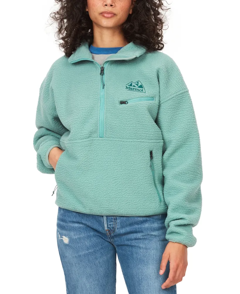 Marmot Women's Collared Zip-Front Fleece Sweatshirt