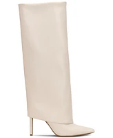 I.n.c. International Concepts Skylar Wide-Calf Fold Over Cuffed Knee High Boots, Created for Macy's