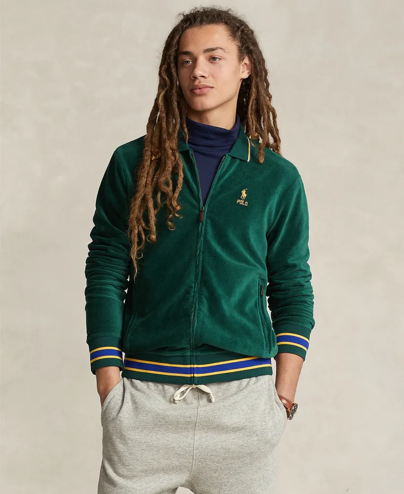 Double-Knit Mesh Track Jacket