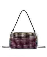 Like Dreams Stardust Rhinestone Crossbody Clutch