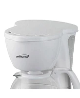 Brentwood 4 Cup Coffee Maker - White