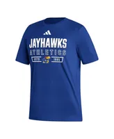 Men's adidas Royal Kansas Jayhawks Head of Class Fresh T-shirt