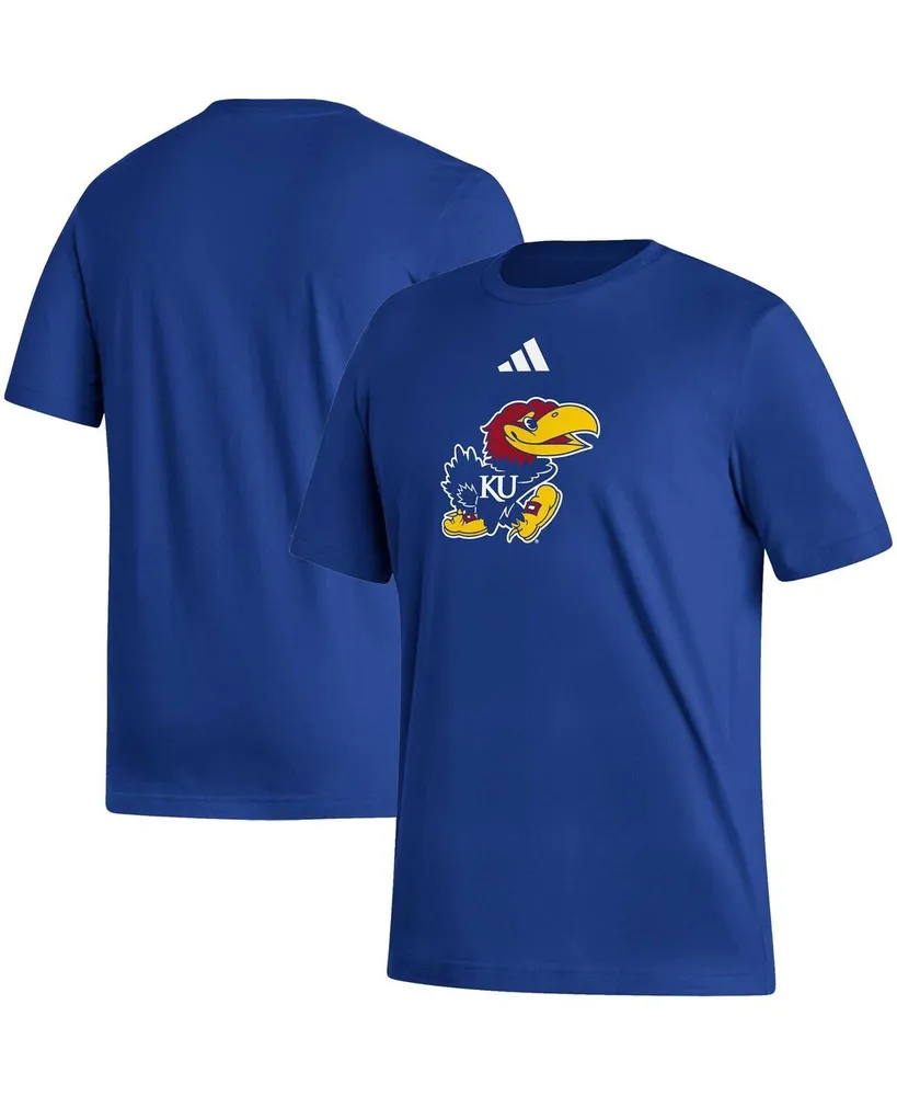 Men's adidas Royal Kansas Jayhawks Logo Fresh T-shirt