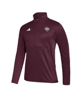 Men's adidas Maroon Texas A&M Aggies 2023 Sideline Aeroready Half-Zip Top