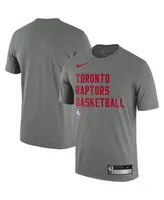 Men's Nike Heather Gray Toronto Raptors 2023/24 Sideline Legend Performance Practice T-shirt