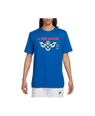 Men's Nike Blue Club America Verbiage T-shirt