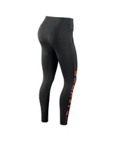 Women's Nike Black Cincinnati Bengals Yard Line Crossover Leggings