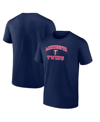 Men's Fanatics Navy Minnesota Twins Heart & Soul Evergreen T-shirt