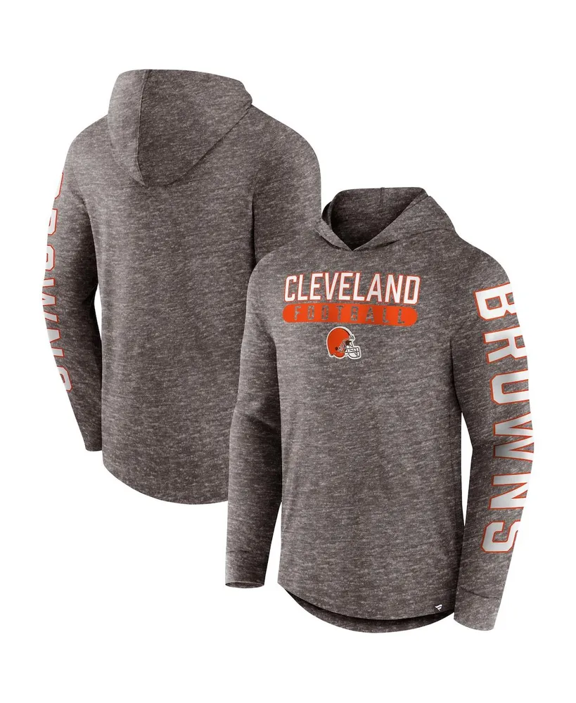 Men's Fanatics Branded Brown/White Cleveland Browns Long and Short