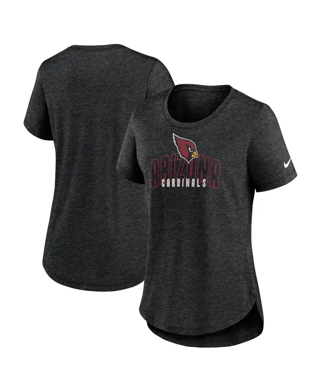 Nike Men's Arizona Cardinals Team Name Heather Black Tri-Blend T-Shirt