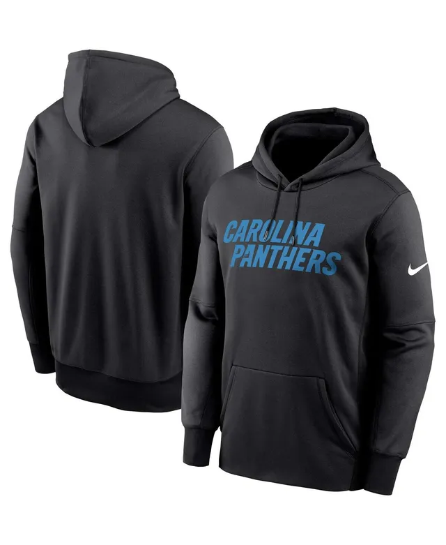 Men's Nike Black Carolina Panthers Primary Logo Performance Pullover Hoodie