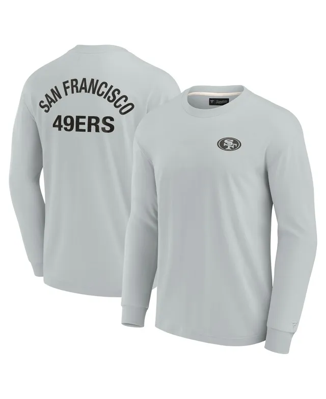 Unisex Fanatics Signature Gray San Diego Padres Super Soft Long Sleeve T-Shirt Size: Extra Large