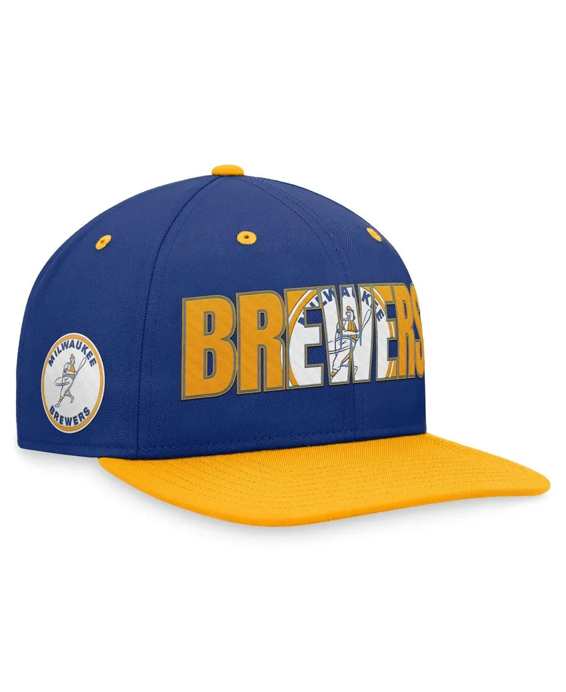 Milwaukee Brewers Nike Primetime Pro Snapback Hat - Navy