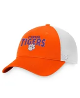 Men's Top of the World Orange Clemson Tigers Breakout Trucker Snapback Hat