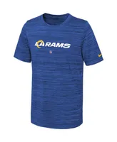 Big Boys Nike Royal Los Angeles Rams Sideline Velocity Performance T-shirt