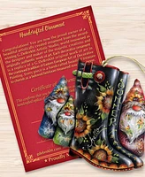 Designocracy Holiday Wooden Ornaments Hello Summer Boots Home Decor J. Mills-Price