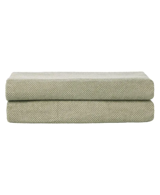 Nate Home by Nate Berkus Cotton Textured Weave Bath Towel Set