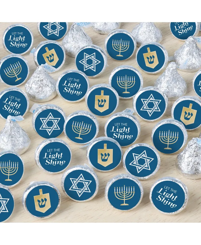 Big Dot of Happiness Rosh Hashanah - Jewish New Year Party Small Round Candy Stickers - Party Favor Labels - 324 Count