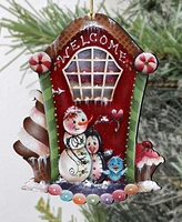 Designocracy A Season of Sweet Christmas Wooden Ornaments Holiday Decor J. Mills-Price