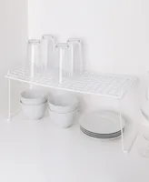Smart Design Extra Large Stacking Cabinet Shelf Rack, 22" x 10"