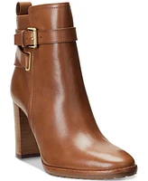 Lauren Ralph Women's Madisyn Buckled Dress Booties