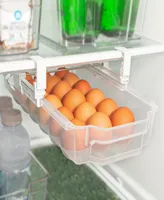 Smart Design Adjustable Pull Out 18 Egg Refrigerator Drawer