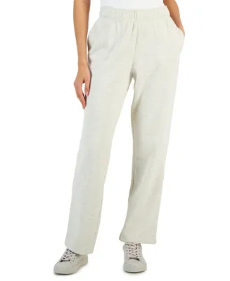 Id Ideology Women's Relaxed Wide-Leg Sweatpants, Created for Macy's