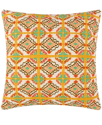 Levtex Bertelli Tile Quilted Decorative Pillow, 18" x 18"