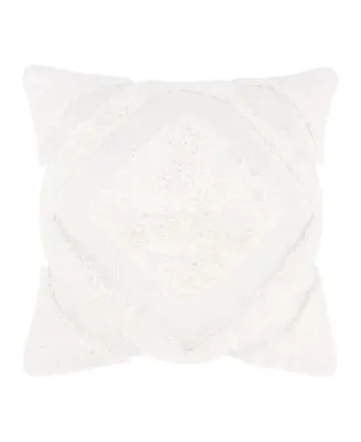 Levtex Santa Fe Textured Tufted Decorative Pillow, 18" x 18"