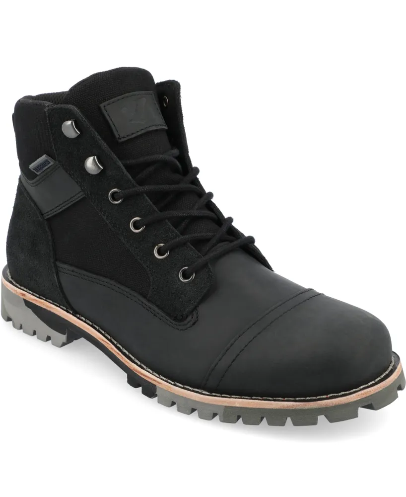 Territory Men's Brute Tru Comfort Foam Cap Toe Lace-up Ankle Boots